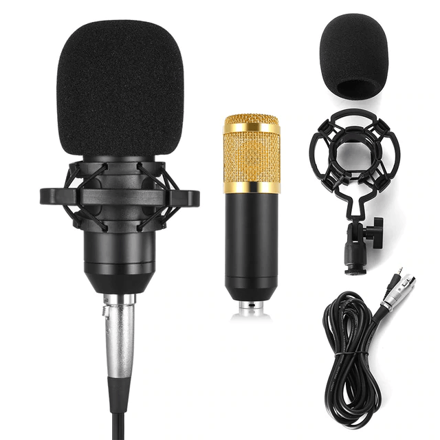XTUGA BM800 Professional Studio Recording Condenser Microphone Mic
