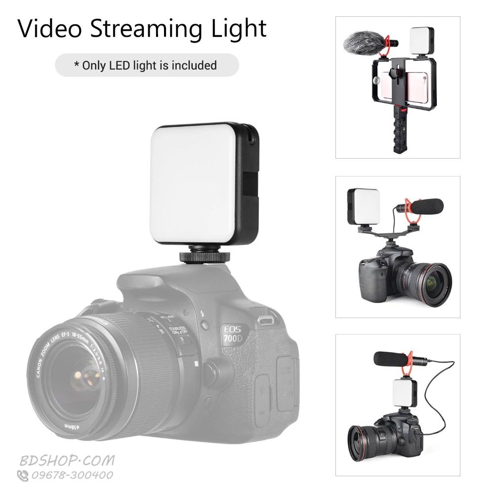 Vlog & Live Streaming Rechargeable LED Light (Odio W64) in BD at BDSHOP.COM