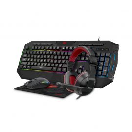 Havit KB501CM Gaming Wired Keyboard, Mouse, Headphone, Mousepad Combo (4 in 1)  in BD at BDSHOP.COM
