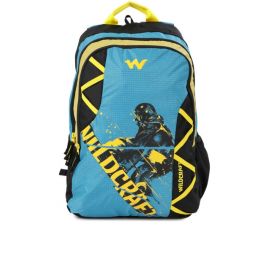 Wildcraft Unisex Blue & Yellow WC 5 Dare Printed Backpack 106483
