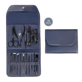16 in 1 Stainless Steel Manicure Grooming Kit