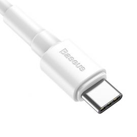 Baseus CATSW-02 Mini White Cable USB For Type-C 3A 1m White in BD at BDSHOP.COM
