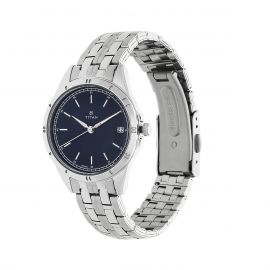 Blue Dial Women's Titan Watch - 2556SM02 107399