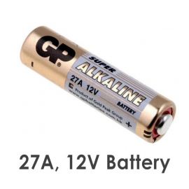 GP High Voltage Alkaline Battery (27A, 12V)- 2pcs Set 107636