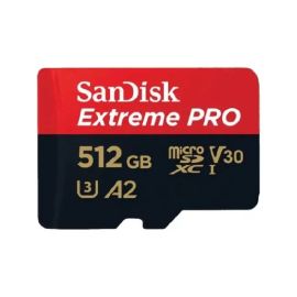 Sandisk Extreme PRO 512GB 200mbps MicroSDXC UHS-1 Memory Card With Adapter