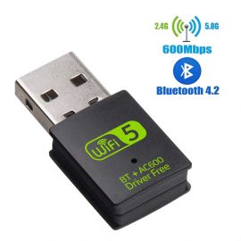 Dual Band 600Mbps USB WiFi Adapter 2.4GHz and 5GHz 1007167