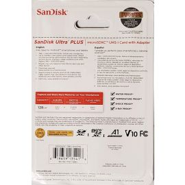 SanDisk Ultra Plus microSDHC Memory Card, 128GB 1007667