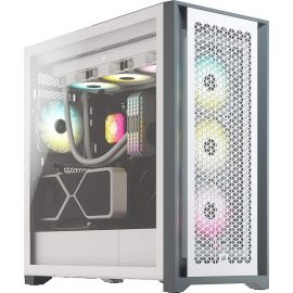 Corsair iCUE 5000D AIRFLOW Tempered Glass Mid-Tower ATX Casing White