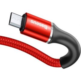 Baseus CAMGH-E09 Micro USB Charging Cable 3 mt - Red in BD at BDSHOP.COM