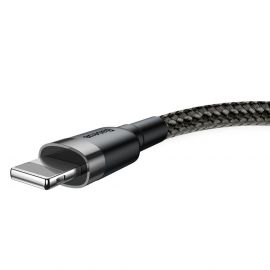 Baseus Cable Cafule For Lightning 1.5A 2M Grey+Black (CALKLF-CG1) in BD at BDSHOP.COM