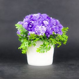 Artificial Plant- Purple With Plastic Pot in BD at BDSHOP.COM
