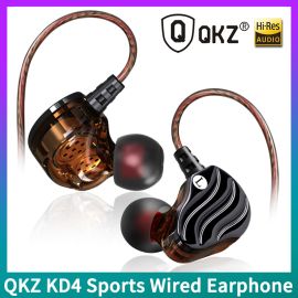 QKZ KD4 Dual Drivers Heavey Bass Wired Earphone