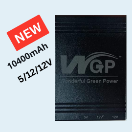 New WGP Router & ONU UPS- Backup Up To 10 Hours (5V, 12V, 12V Output) -Capacity 10400mAh