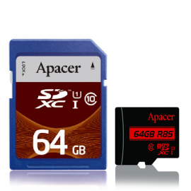 Apacer R85 64GB Micro SD Memory Card Class 10 With Adapter in BD at BDSHOP.COM