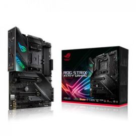 Asus Rog Strix X570-F AMD ATX Gaming Motherboard (PCIe 4.0, Intel Gigabit Ethernet, 14 power stages, dual M.2 with heatsinks, SATA 6Gb/s, USB 3.2 Gen 2 and Aura Sync RGB lighting)