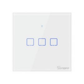 Sonoff T1 UK Smart WiFi RF APP Touch Control Wall Light Switch (3 Gang) 107634