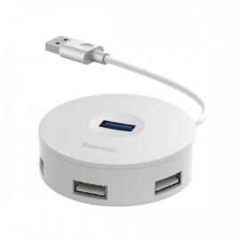 Baseus CAHUB-U02 Round Box 4 in 1 HUB Adapter (USB 3.0 to USB 3.0 x 1 + USB 2.0 x 3)