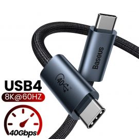Baseus CASS010014 TB3 GEN2 40Gbps PD 100W 8K 60Hz Thunderbolt 4 USB C to USB C Cable