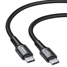 Baseus CATGH-J01 1M Halo USB Type C 60W Cable (20V, LED, 3A)