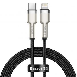 Baseus CATLJK-01 Cafule Series Metal Data Cable Type-C to IP PD (20W, 25cm)