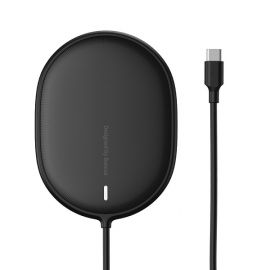 Baseus WXQJ-01 Light Magnetic Wireless Charger suit for IP12 with Type-C cable 1.5m Black
