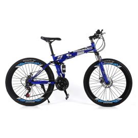 Begasso Spoke Rim Folding Bicycle - Blue Color  (26 inches)