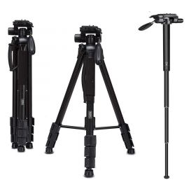 Professional Tripod + Monopod Combo for All DSLR Cameras & Smartphone (Jmary KP-2264, Max Load 4kg, 6 Feet Height ) 1006989