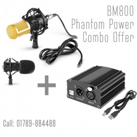 BM800 Microphone + Phantom Power Supply Combo Offer 106866