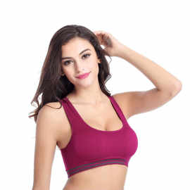 Adjustable Sports Bra For Women (Purple) 107552