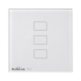 Broadlink TC2 Wifi 3 Gangs Touch Switch Panel (Touch + Mobile App Controlled) 106860