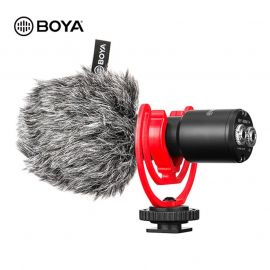 Boya MM1 Plus Super-Cardioid Shotgun Microphone for Vlogging, Live Streaming, Audio Recording in BD at BDSHOP.COM