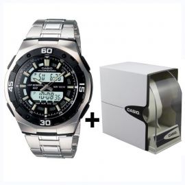 Casio Analog Digital Wrist Watch (AQ-164WD-1AV) 102806