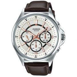 Casio genuine leather belt watch for men (MTP-E303L-7AV) 106072