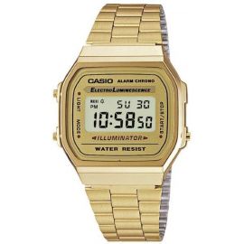 Casio Retro Gold Plated Digital Watch (A168WG-9WDF) 100727