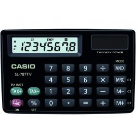 Casio SL-787TV-bk-w Portable Calculator TWO WAY Power 107691