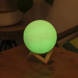 Decorative 3D Moon Lamp Green in Bangladesh