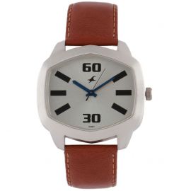 Elegant silver dial watch for men by Fastrack (3119SL01) 105865