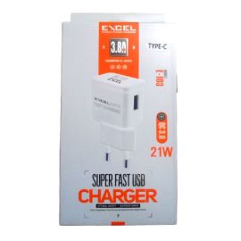Excel E103 21W Ultra Fast 3.8A Charging Adapter 