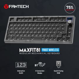 Fantech Maxfit81 MK910 RGB Barebone Mechanical Keyboard Black 