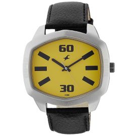 Fastrack Analog Yellow Dial Men's Watch - 3119SL02 107332