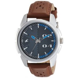 Fastrack Loopholes Analog Grey Dial Men's Watch NN3124SL06 in BD at BDSHOP.COM