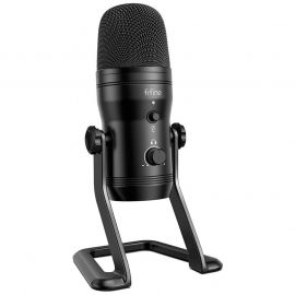 FIFINE K690 USB Microphone (Blue Yeti Killer) With 4 Polar Patterns, Gain Dials, Live Monitoring & A Mute Button  in BD at BDSHOP.COM