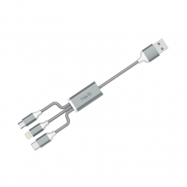 Havit H622 3-In-1 Cable (MicroUSB/Lightning/Type-C) 1007680
