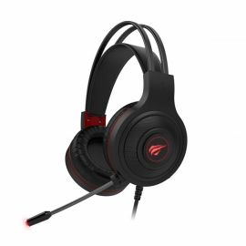 Havit H2011d Breathable Soft Fabric & Memory Foam Wired Gaming Headset with Boom Mic