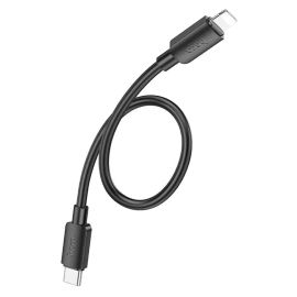 Hoco X96 20W 2.4A (C-to-iP) Short Charging Data Cable – 25cm