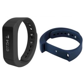 IKU Smartband Fitness Tracker W-007 Plus with Extra Blue Strip 105756