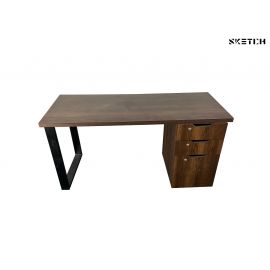 Sketch Steel Series Table With Alex Drawer (RS-D-WNWN) 