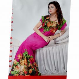 Premium floral printed nightwear  105555