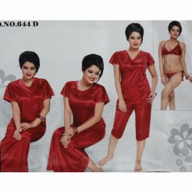 Women nightwear(6pcs) red color 106302