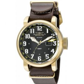 Invicta Aviator Men's Black Dial Leather Band Watch - INVICTA-18888 106230